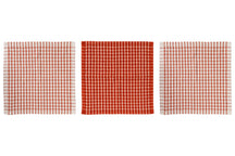 Torchons Cosy & Trendy Stoff Rouille 30x30 cm - 3 pièces