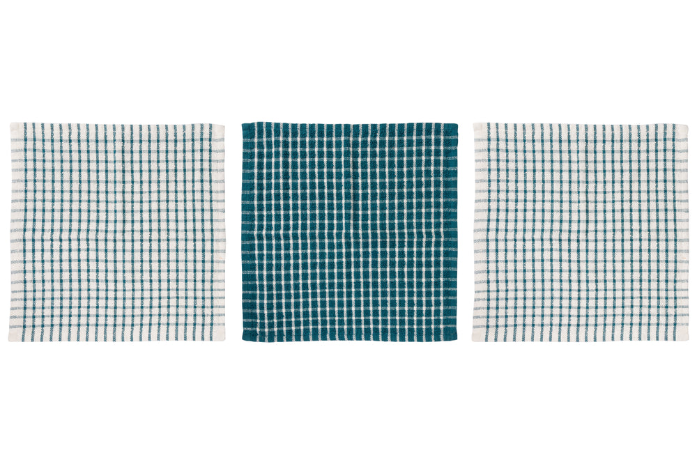 Torchons Cosy & Trendy Stoff Green Heron 30x30 cm - 3 pièces