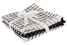 Torchons Cosy & Trendy Stoff Black Chambray 30x30 cm - 3 pièces