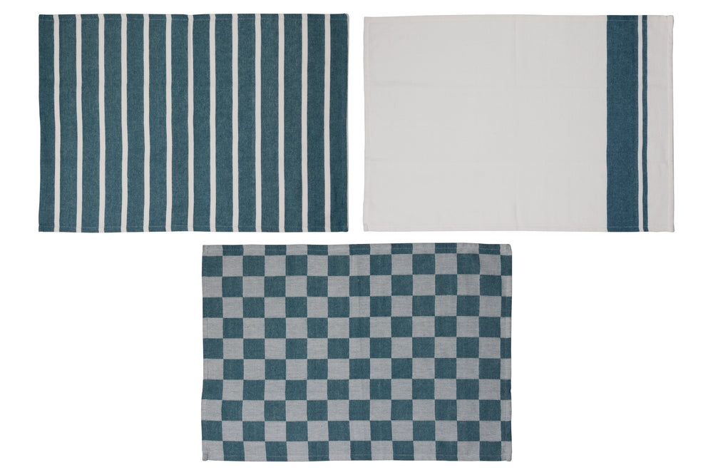 Torchons Cosy & Trendy Stoff Green Heron 50x70 cm - 3 pièces