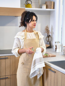 Torchons Cosy & Trendy Stoff Sand 50x70 cm - 3 pièces