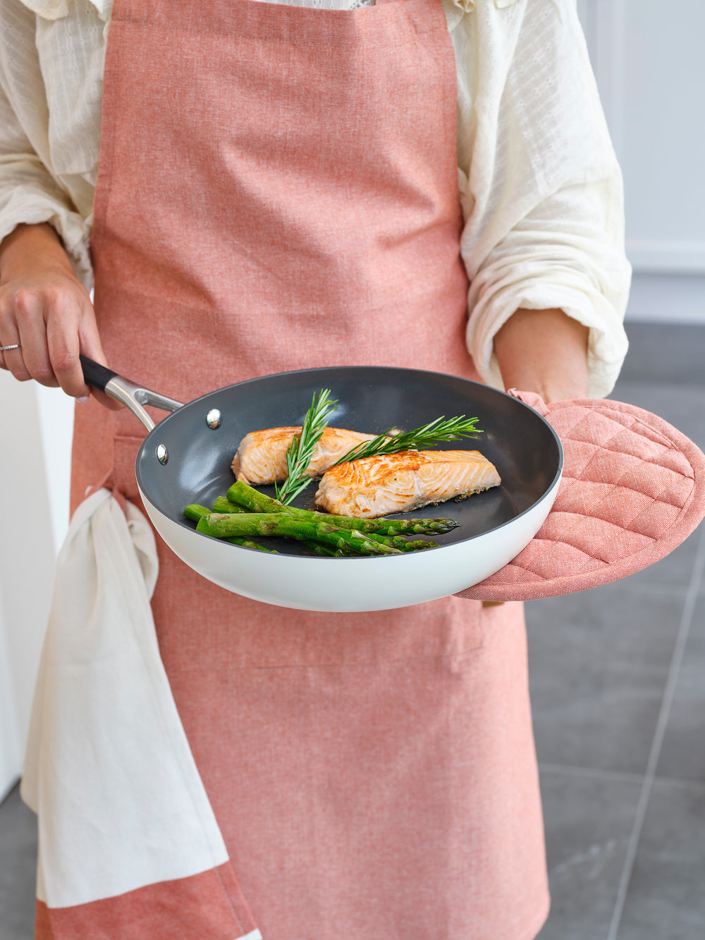 Tablier de cuisine Cosy & Trendy Stoff Rouille