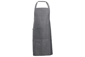 Tablier de cuisine Cosy & Trendy en tissu noir chambray