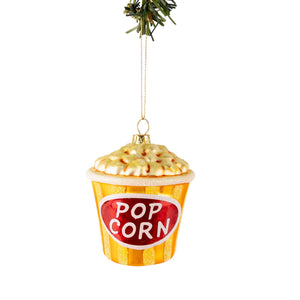 Boule de Noël Nordic Light - Popcorn - en verre - 75 x 85 mm - Or