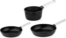 Ensemble de casseroles Westinghouse Performance (Poêle ø 24 et 28 cm + Casserole ø 18 cm) - Noir - Induction et toutes autres sources de chaleur