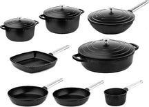 Ensemble de casseroles Westinghouse Performance - Noir - 8 casseroles - Ensemble de casseroles complet - Induction et toutes autres sources de chaleur