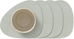 Dessous de Verre LIND DNA Nupo - Cuir - Métallique - 13 x 11 cm - 4 pièces