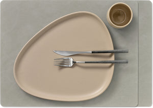 Ensemble de sets de table LIND DNA - en cuir - Nupo - 45 x 35 cm - 2 pièces