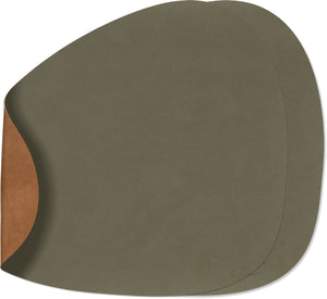 Ensemble de sets de table LIND DNA - en cuir - Nupo - 44 x 37 cm - 2 pièces