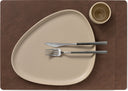 Sets de table LIND DNA Nupo - Cuir - Marron Foncé - 45 x 35 cm - 2 Pièces