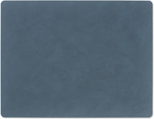 Sets de table LIND DNA Nupo - Cuir - Bleu Foncé - 45 x 35 cm - 2 Pièces