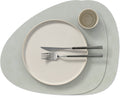 Sets de table LIND DNA Nupo - Cuir - Métallique - Courbé - 44 x 37 cm - 2 Pièces