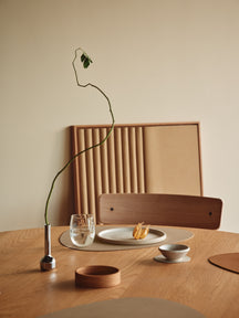 Dessous de Verre LIND DNA Nupo - Cuir - Khaki - 13 x 11 cm - 4 pièces