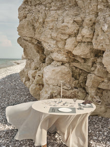 Sets de table LIND DNA Nupo - Cuir - Gris Flint - 45 x 35 cm - 2 pièces