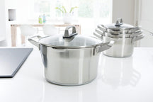 Casserole à soupe BK Premium+ en acier inoxydable - ø 24 cm / 5 litres