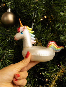 Boule de Noël Nordic Light Licorne Bouée 16 cm