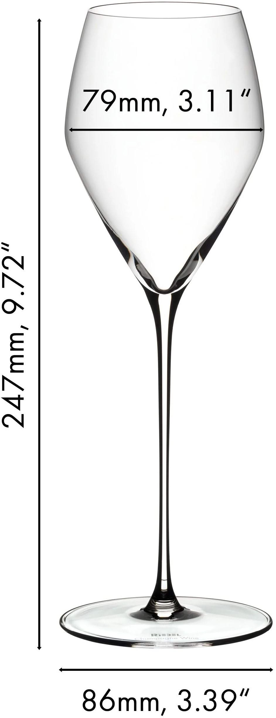 Verres à champagne Riedel Veloce - 2 pièces