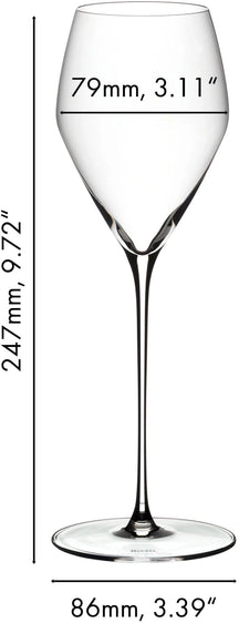 Verres à champagne Riedel Veloce - 2 pièces