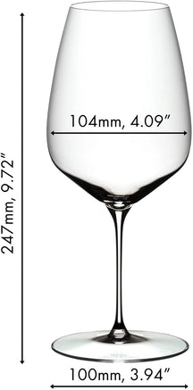 Verres à vin rouge Riedel Veloce - Cabernet Sauvignon - 2 pièces