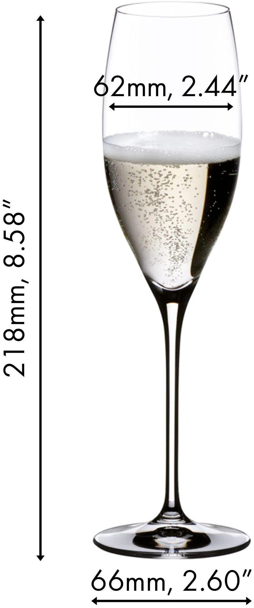 Verres à champagne Riedel Vinum - Cuvee Prestige - 2 pièces