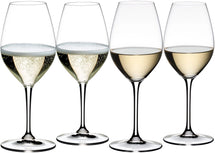 Verres à champagne Riedel / Verres à vin blanc Wine Friendly - 4 pièces