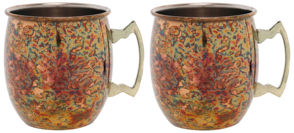 Verres à cocktail Moscow Mule - Cozy & Trendy - 450 ml - Cuivre antique - 2 pièces