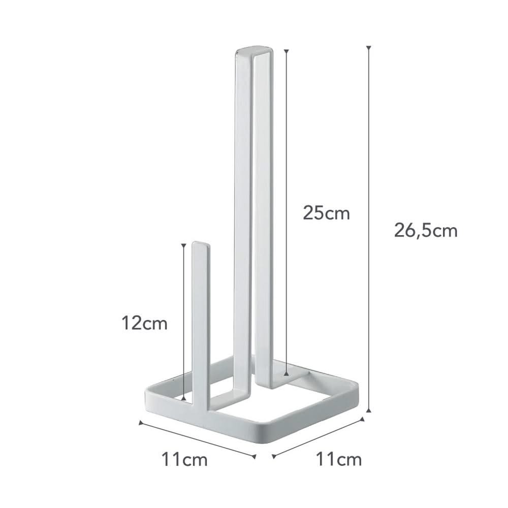 Porte-rouleau de cuisine Yamazaki Tower Blanc