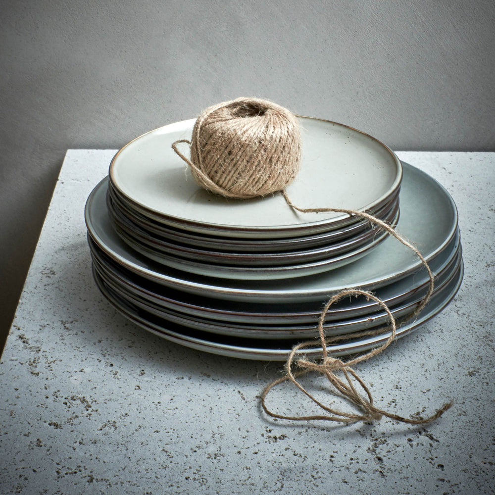 Assiettes à petit-déjeuner / Assiettes à dessert ONA Freckles Vert ø 19,5 cm - 4 pièces