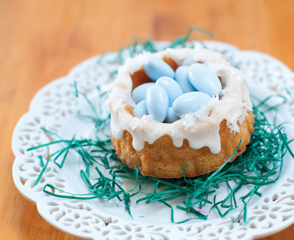 Moule à gâteau Nordic Ware Shortcake Basket Bundt en cuivre - 6 pièces