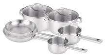 Batterie de casseroles 6 pièces Beka Cicla - sans revêtement antiadhésif - convient à toutes les sources de chaleur (casseroles, poêles et casseroles)