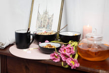 Mugs Cookinglife Nola Gris Chaud - 350 ml - 6 pièces