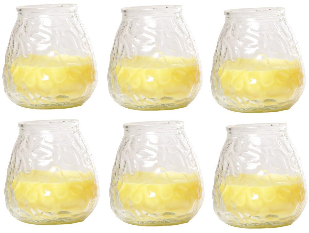 Cosy & Trendy Lowboy Bougies - Bougies d'extérieur - Bougies citronnelles ø 10 cm - 6 pièces