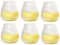 Cosy & Trendy Lowboy Bougies - Bougies d'extérieur - Bougies citronnelles ø 10 cm - 6 pièces