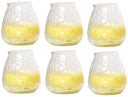 Cosy & Trendy Lowboy Bougies - Bougies d'extérieur - Bougies citronnelles ø 10 cm - 6 pièces