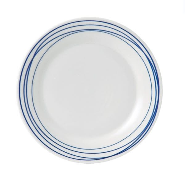 Assiette à petit-déjeuner Royal Doulton Pacific 23 cm - Lignes