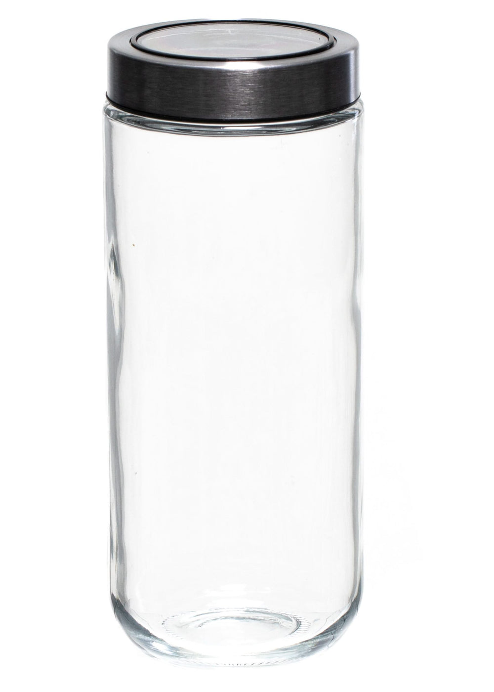 Pot de conservation Sareva - Couvercle verre/inox - ø 8 cm / 1 litre