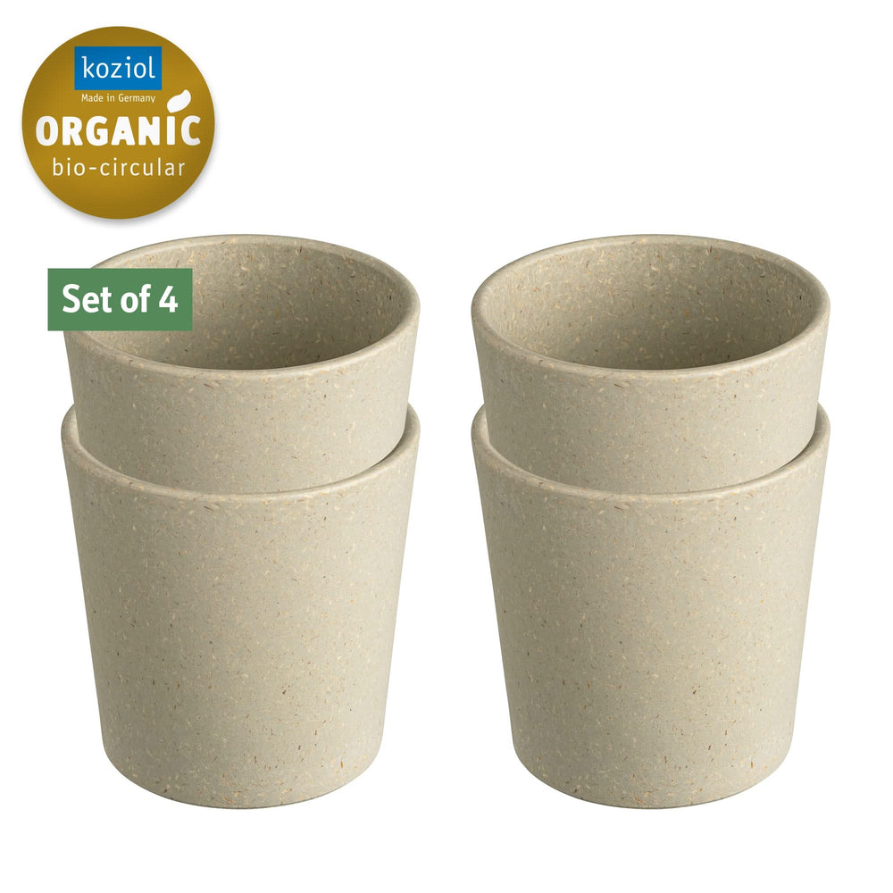 Tasses Koziol Connect Crème 190 ml - 4 pièces