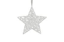 Étoile de Noël Countryfield Argent Leonie B - avec minuterie LED - Petite