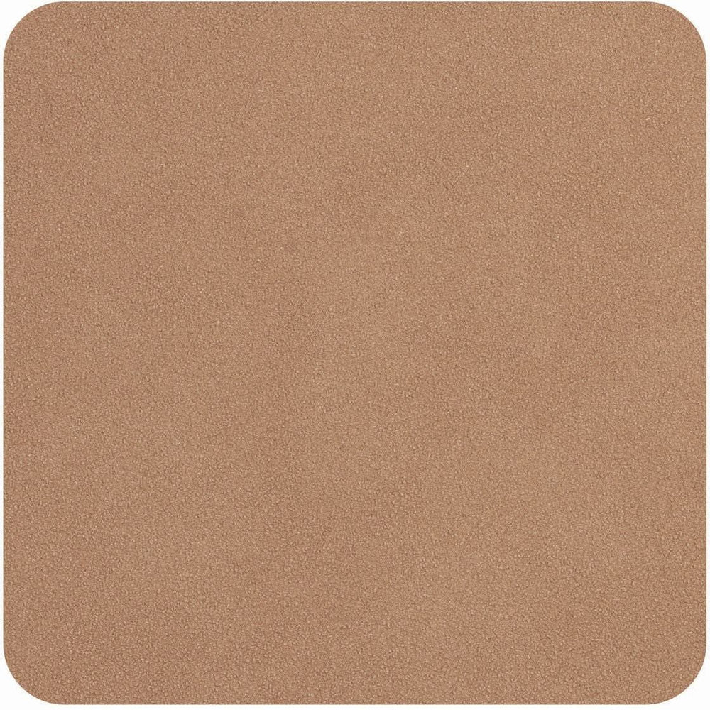 Sous-verres ASA Selection - Cuir souple - Poudre - 10 x 10 cm - 4 pièces