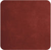 Sous-verres ASA Selection - Cuir souple - Terre rouge - 10 x 10 cm - 4 pièces