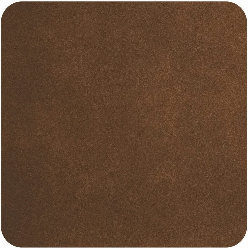 Sous-verres ASA Selection - Cuir souple - Sepia foncé - 10 x 10 cm - 4 pièces