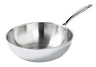 Poêle Wok Cookinglife - TriPly inox - ø 28 cm - sans revêtement antiadhésif