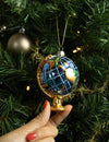 Boule de Noël Nordic Light Globe du Monde 11 cm