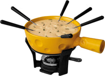 Ensemble à fondue Boska Cheesy - 6 personnes - jaune/noir - 1,3 litre