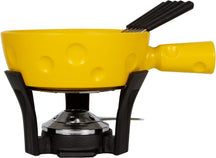 Ensemble à fondue Boska Cheesy - 6 personnes - jaune/noir - 1,3 litre