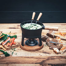 Ensemble à fondue Boska Pro - 4 personnes - noir - 1,2 litre