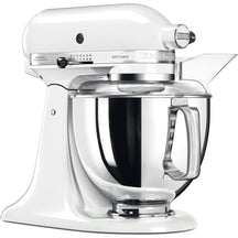 Robot de cuisine KitchenAid Artisan - tête inclinable - blanc - 4,8 litres - 5KSM175PSEWH