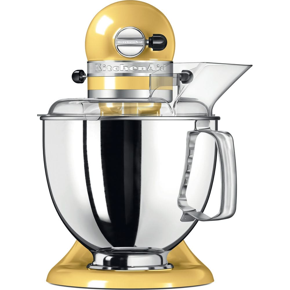 Robot de cuisine KitchenAid Artisan - tête inclinable - jaune pastel - 4,8 litres - 5KSM175PSEMY