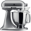 Robot de cuisine KitchenAid Artisan - tête inclinable - argent contour - 4,8 litres - 5KSM175PSECU