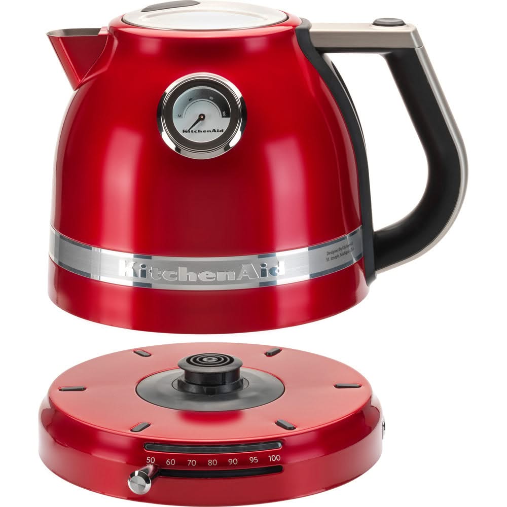 Bouilloire KitchenAid Artisan - contrôle de température - rouge pomme - 1,5 litre - 5KEK1522ECA